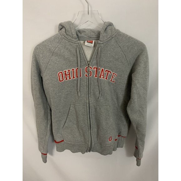 Nike Other - Ohio State Buckeyes Nike Team Boys M Gray Full Zip Hoodie